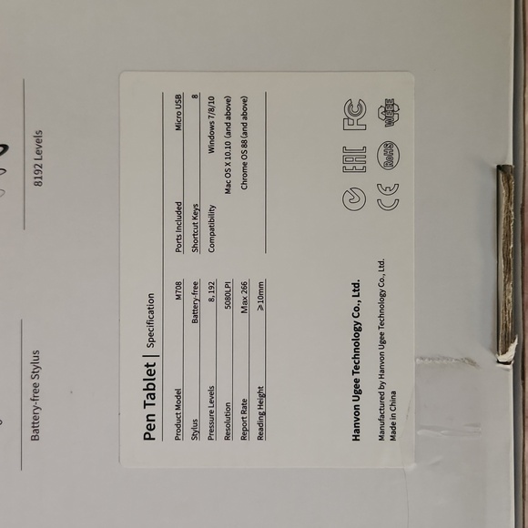UGEE M708 Pen Tablet - Picture 4 of 5
